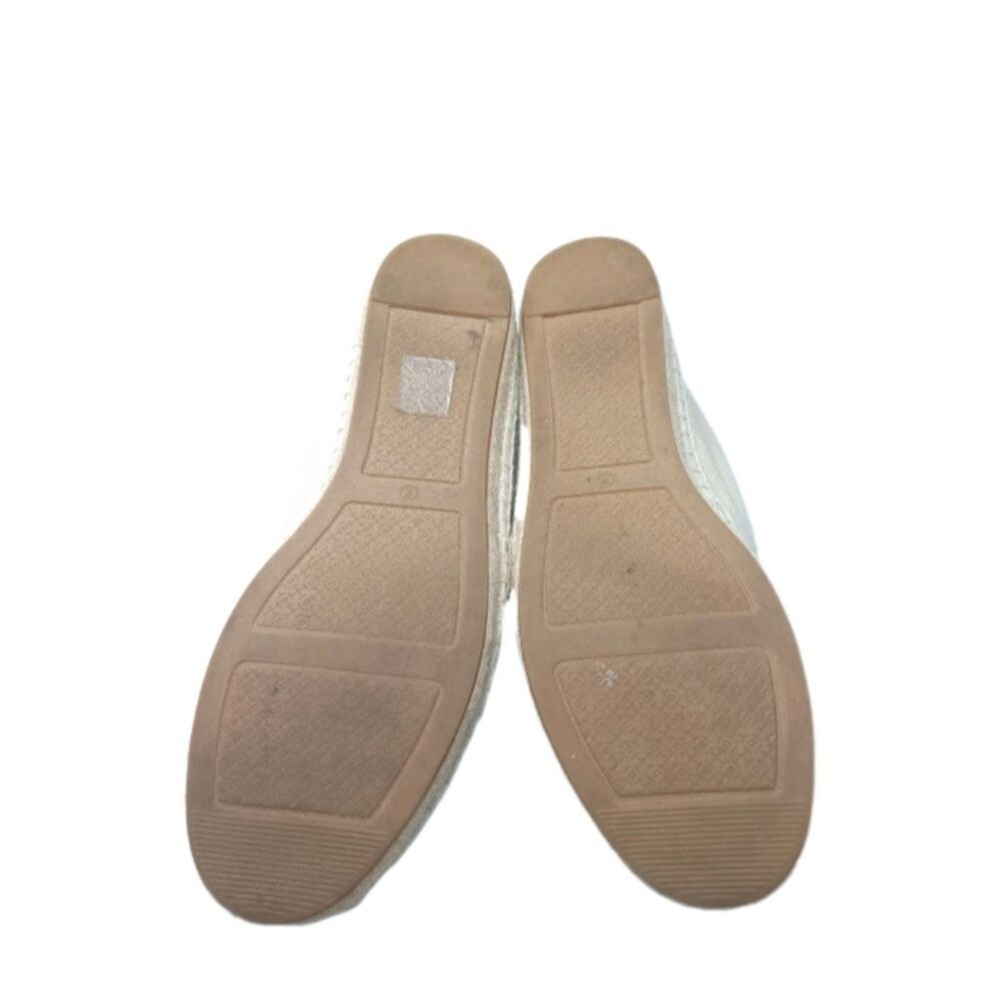 Tory Burch Weston Natural Logo Espadrille Flats Women's Shoes Size 8 M - Picture 8 of 8